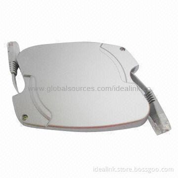 Cat6 UTP/FTP Retractable Flat Patch Cord RJ45 Connector Network Cable, 300V AC/DC Pressure